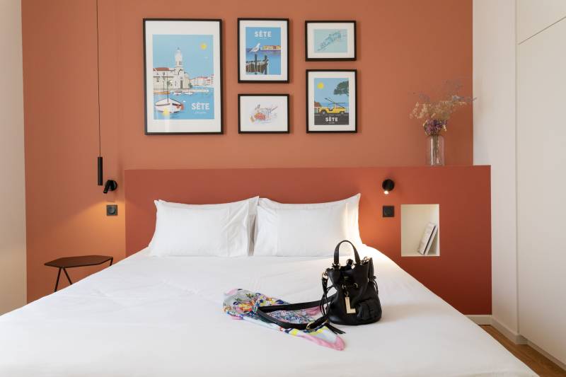 Chambre hôtel à Sète